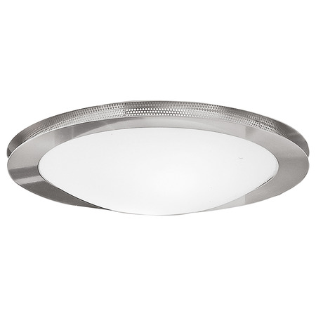 EGLO Nickel and Chrome Sirio Two-Bulb Ceiling Fixture 82691A